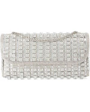 Dune Elabourate Crystal Clutch - Metallic