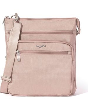 Baggallini Out And About Crossbody Bag - Pink