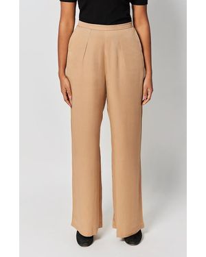 Aam The Label The Wide Leg Pant For Full Hips And Thighs - Natural
