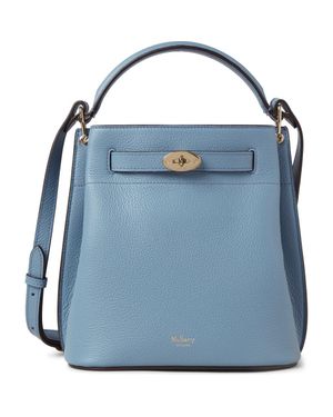 Mulberry Islington Leather Bucket Bag - Blue