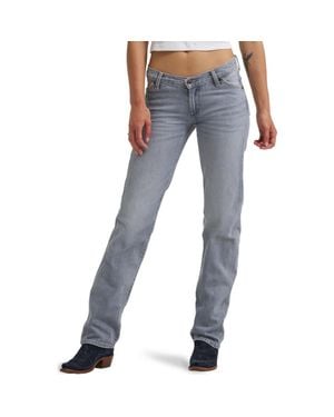 Wrangler Cowboy Low Rise Straight Leg Jeans - Blue