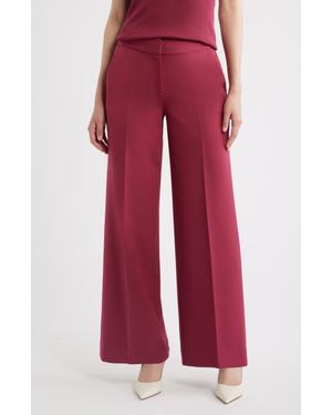 Tahari Wide Leg Pants - Red