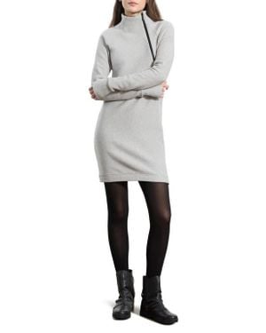 MARCELLA Alani Long Sleeve Sweatshirt Dress - Gray