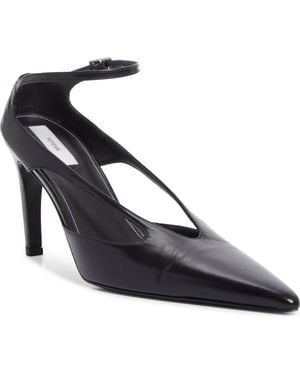 TOTEME Strappy Pointed Toe Pump - Blue