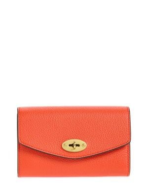 Mulberry Medium Darley Leather Wallet - Red