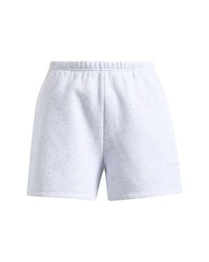 Skims Cotton Blend Fleece Classic Shorts - Blue