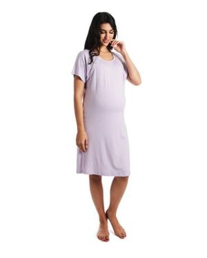 Everly Grey Rosa Maternity/Nursing Hospital Gown - Red