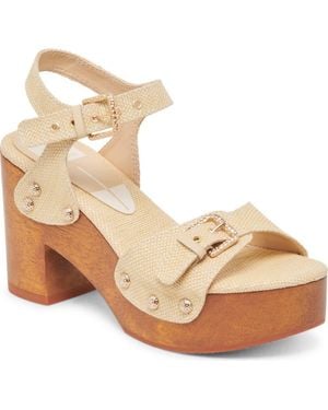 Dolce Vita Yandy Ankle Strap Platform Sandal - Natural
