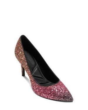 KARL LAGERFELD Royale Ombré Glitter Pump - Pink