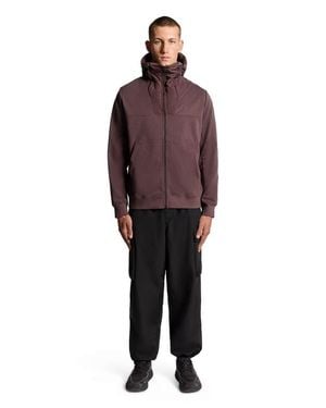 Lyle & Scott Paneled Hybrid Jacket - Purple