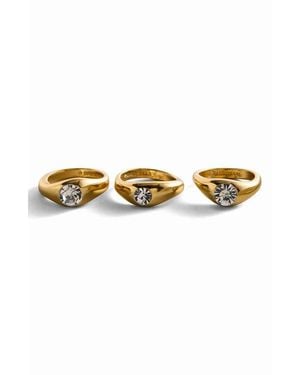 BaubleBar Abigail Set Of 3 Rings - Multicolor