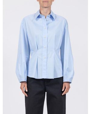Callas Milano Lucia Lantern Sleeve Shirt - Blue