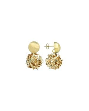 LOTT.gioielli Ce Sq Sequin Flower Globe M - Metallic