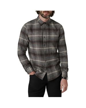 Joe's Jeans Oliver Plaid Flannel Button-Up Shirt - Black