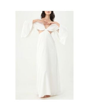 BOAMAR Avalon Cutout Cover-Up Maxi Dress - White