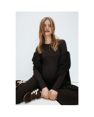 H&M Mama Wide Pants - Black