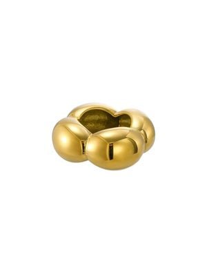 Kellery Dazzle Dream Petal Ring - Metallic