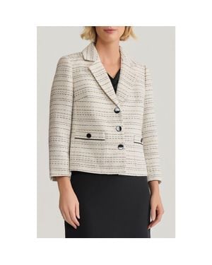 Kasper Tweed Jacket - Gray