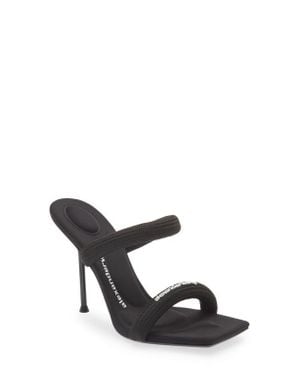 Alexander Wang Julie Padded Slide Sandal - Black