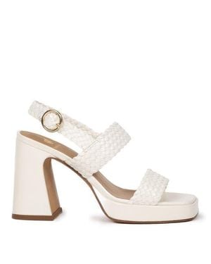 Bobbies Sophie Heeled Sandals - White