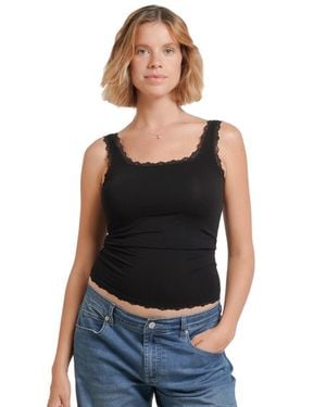 Nom Maternity Lacey Maternity Tank - Black