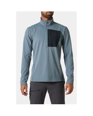 Helly Hansen Versatile Half Zip Midlayer Fleece Pullover - Blue