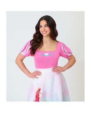 Unique Vintage Plus Size Puff Sleeve Sweater - Pink