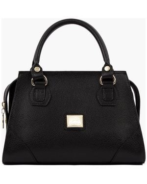 Cavalinho Muse 602 Pebbled Leather Handbag - Black