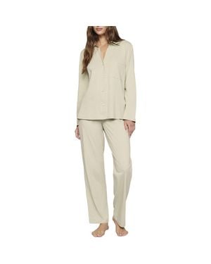 Eberjey Organic Pima Cotton Pajamas - Natural