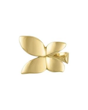 BEN ONI Bold Butterfly Open Ring - Metallic