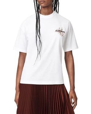 AllSaints Valen Etta Graphic T-Shirt - White