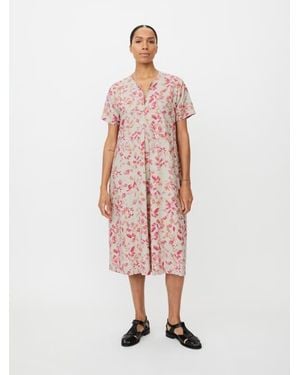 Masai Manipani Floral Print Midi Dress - Pink
