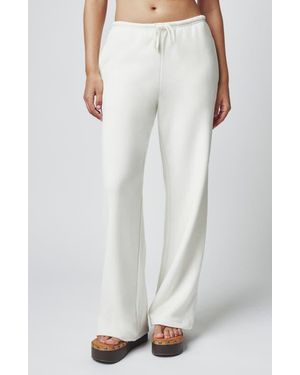 Florence By Mills Seam Detail Wide Leg Lounge Pants - White