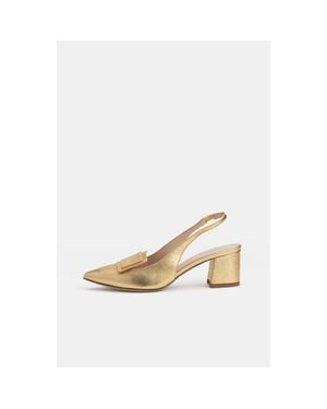 Bells & Becks Luna Slingback Pump - White