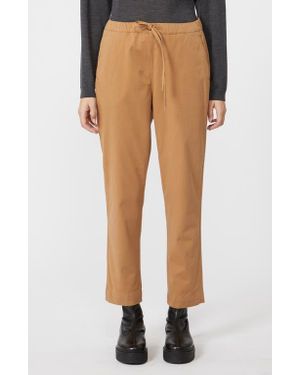MM by Max Mara Parco Tie Waist Crop Pants - Natural