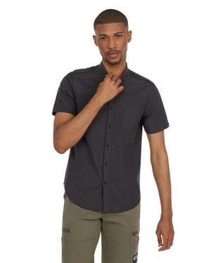 Ecko' Unltd Hematite Short Sleeve Woven Shirt - Black