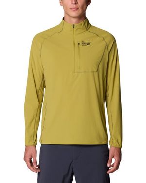 Mountain Hardwear Sunshield Half Zip - Green