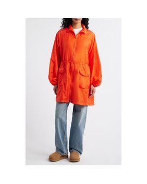 UGG Kynlee Nylon Full Zip Dress Jacket - Red