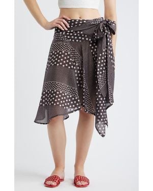 Damson Madder Parker Sash Skirt - Black