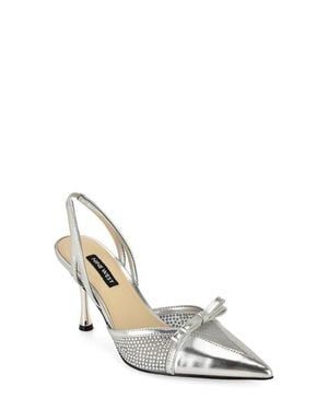 Nine West Padell Pointed Toe Slingback Pump - White