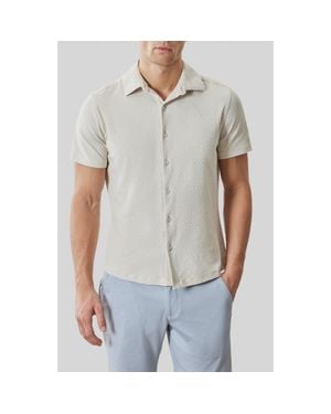 Robert Barakett Levigne Pima Cotton Polo - Gray