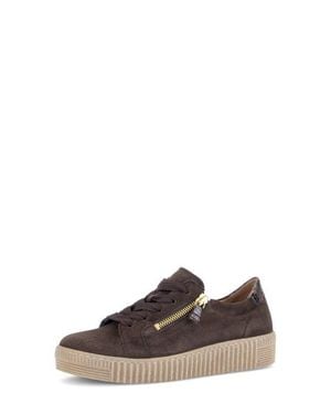 Gabor Diana Leather Sneaker - Brown