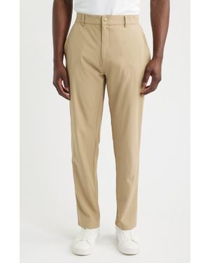 Tommy John Commuter Straight Leg Pants - Natural