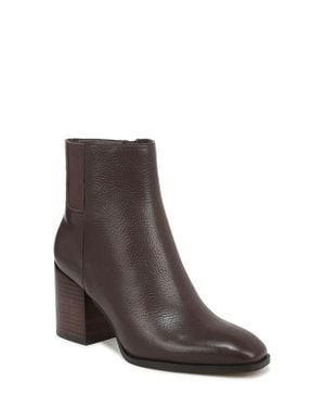Vionic Vynn Plain Toe Bootie - Brown