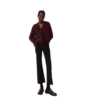 Maje Slit Pants - Black