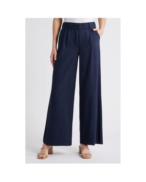 Wit & Wisdom Skyrise Side Seam Straight Leg Pants - Blue