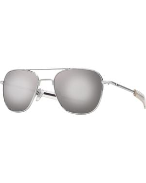 American Optical Original Pilot 52Mm Aviator Nylon Polarized - Gray