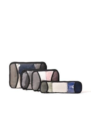 Baggallini Compression Packing Cube 4 Piece Set - Gray