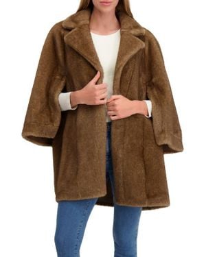 Lyla Grant Fur-Free Mink (Faux Fur) Jacket - Brown