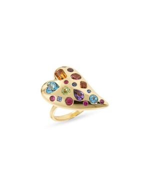 Ippolita Rock Candy Valentina Semiprecious Heart Ring - Metallic